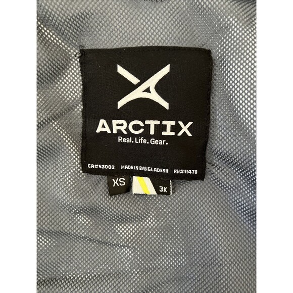 Arctix Kids Stream Rain Jacket Windbreaker HoodedWater Weatherproof Unisex Grey - Picture 13 of 16